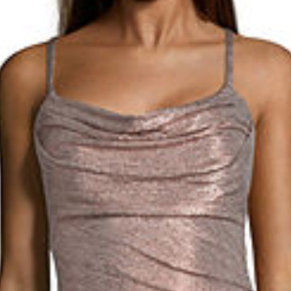 Morgan & Co. Sleeveless Sparkle Midi Dress Size 5 - Picture 2 of 16